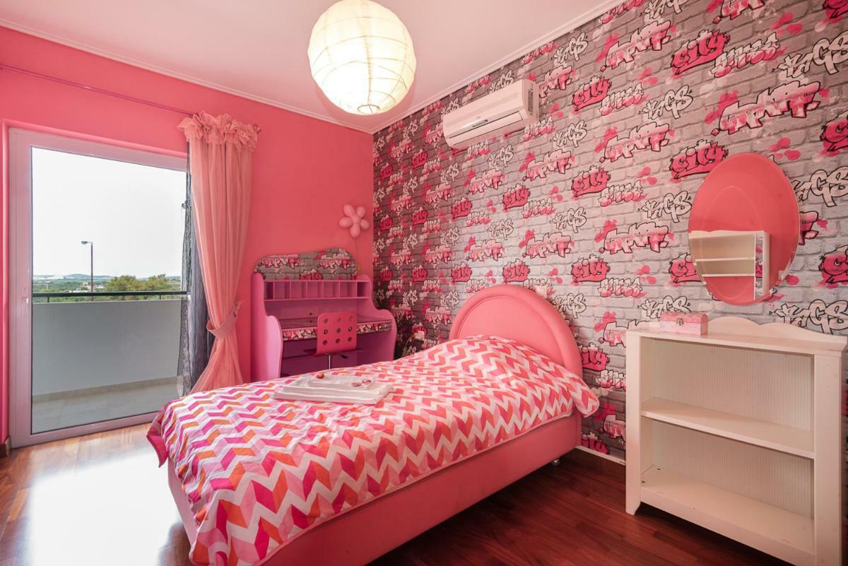 Penthouse 5 Min From Airport And Sea Apartment Markopoulo Mesogaias Luaran gambar