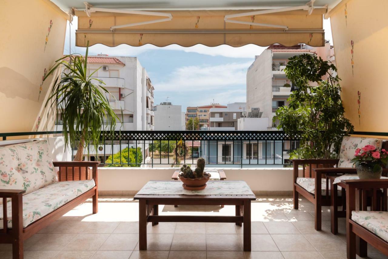 Penthouse 5 Min From Airport And Sea Apartment Markopoulo Mesogaias Luaran gambar
