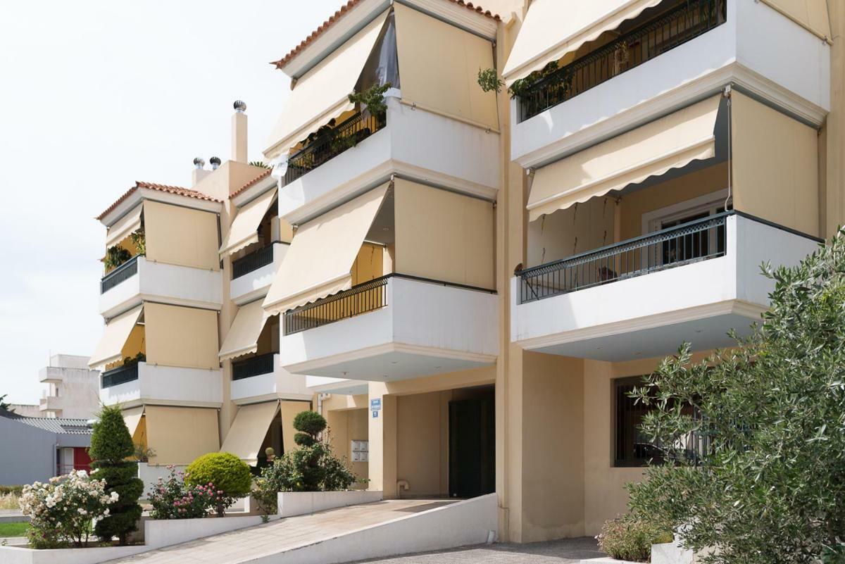 Penthouse 5 Min From Airport And Sea Apartment Markopoulo Mesogaias Luaran gambar